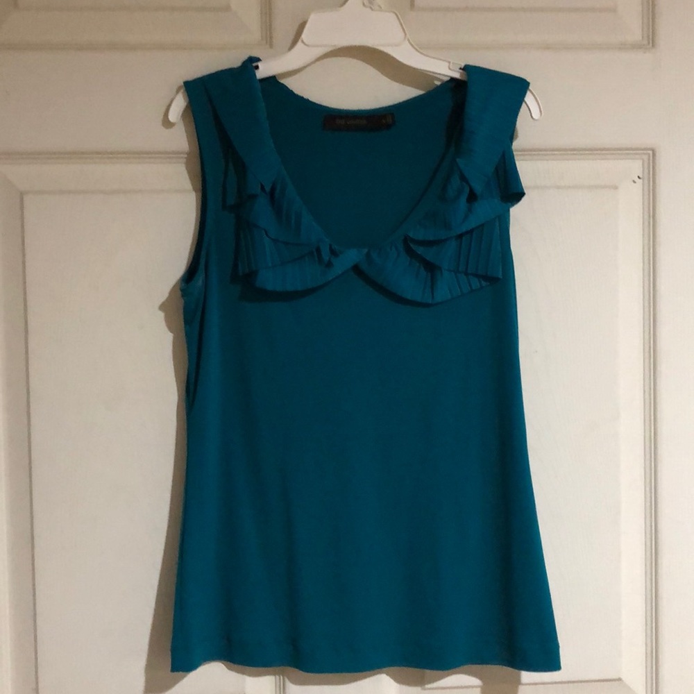 Ruffled dress tank
